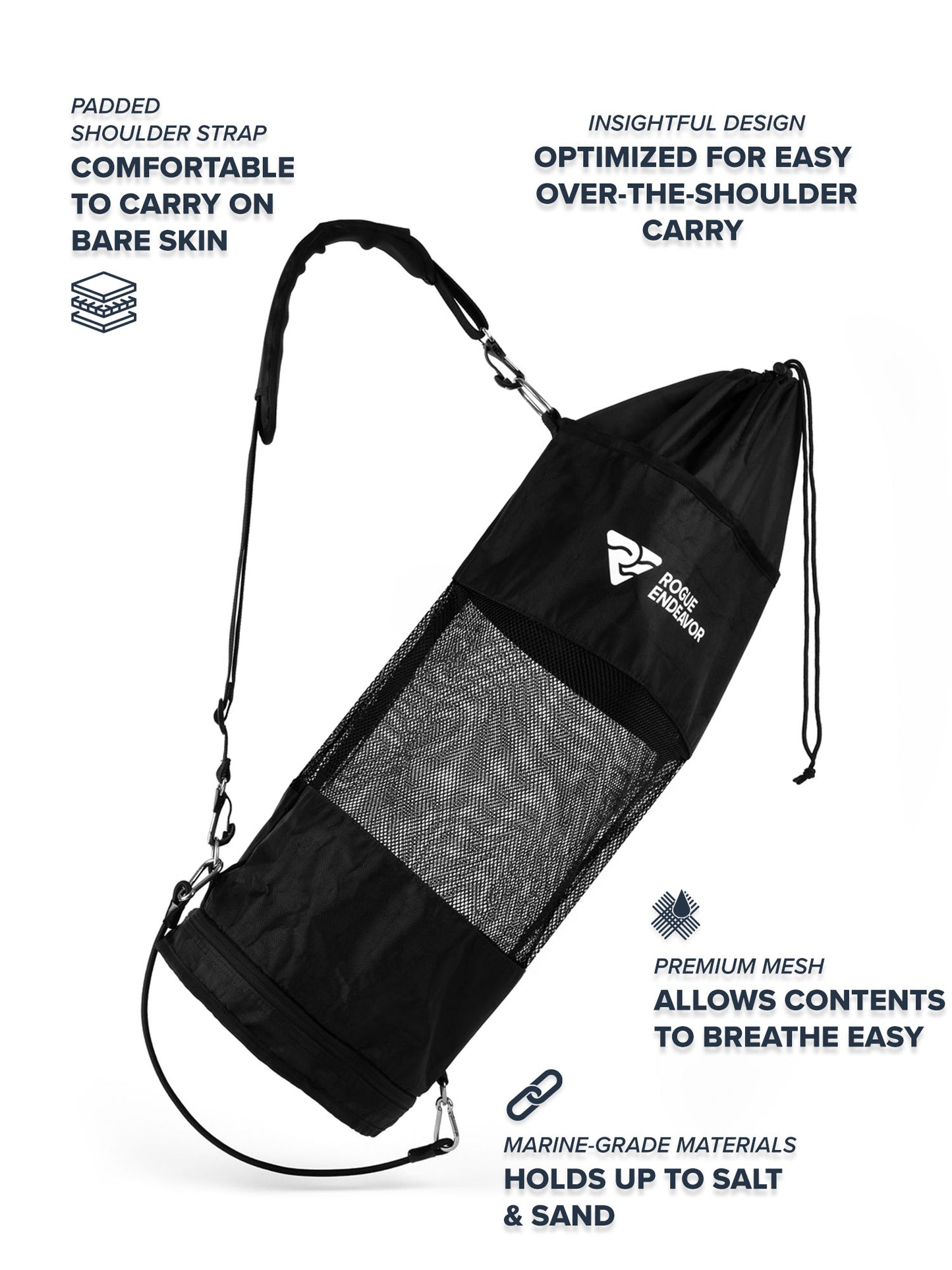 Collapsible Mesh Free Dive Bag
