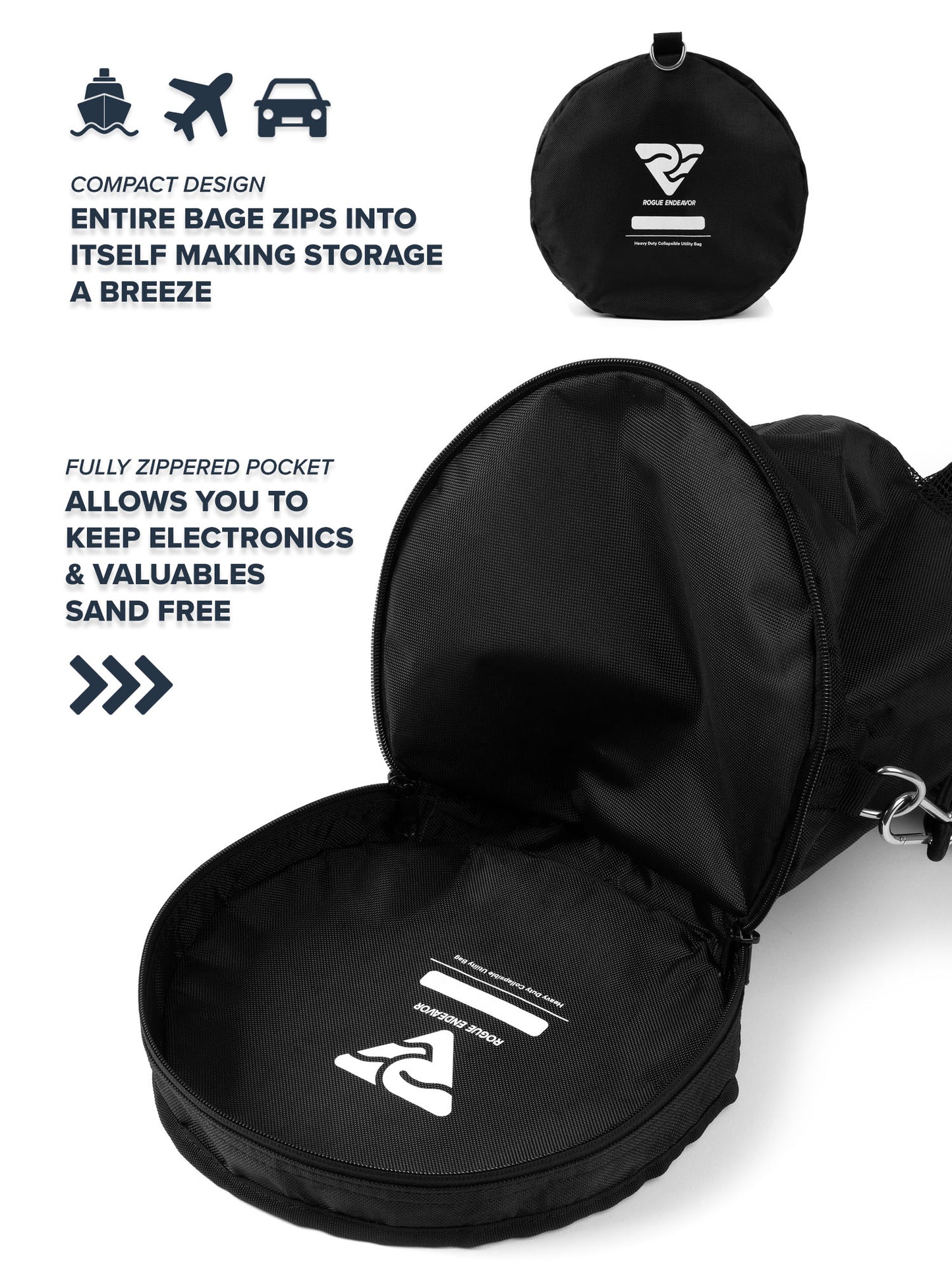 Collapsible Mesh Free Dive Bag